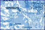 Фрагмент туристической карты Украины.