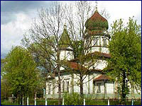 церква в селі Красне (весна)