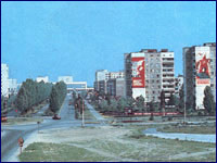 Pripyat city before accident on Chernobyl NPP