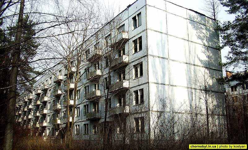 Гражданские постройки Чернобыль-2