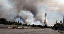 Пожар в Рыжем лесу возле Чернобыльской АЭС 5 июня 2018 года