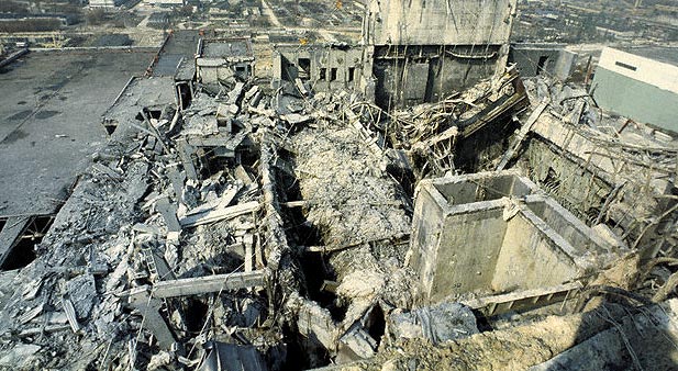 фото реактора ЧАЭС в 1986 году