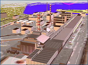 3Д моделирование инфраструктуры Чернобыльской Атомной Электростанции