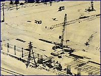 Строительство фундаментов Чернобыльской АЭС