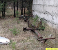 Чернобыль фото: брошенный ракетный