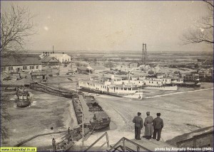 Ремонтна база кораблів та барж в місті Чорнобиль