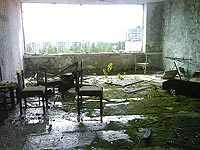 Внутри зданий города Припять