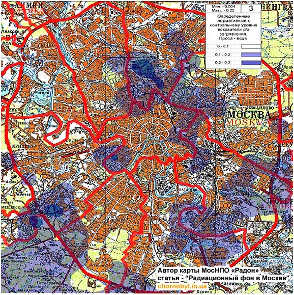 Радиационный фон москва
