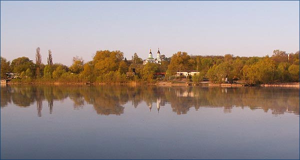 Река Припять возле города Чернобыль
